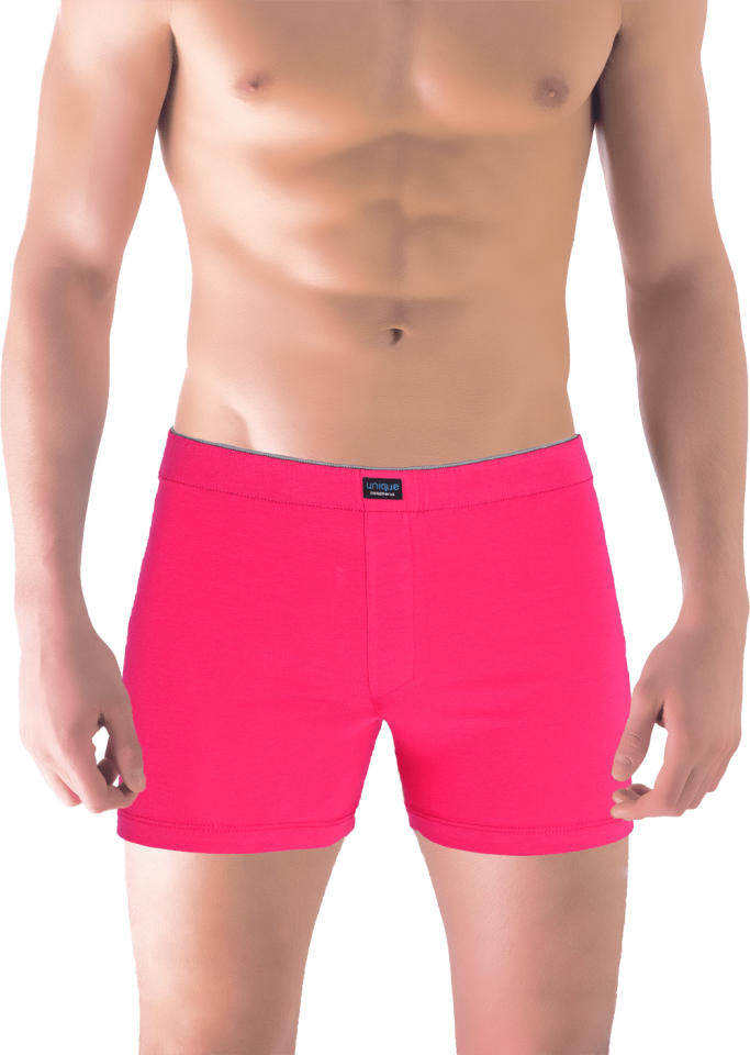 Classic Fuşya Renk Erkek Boxer