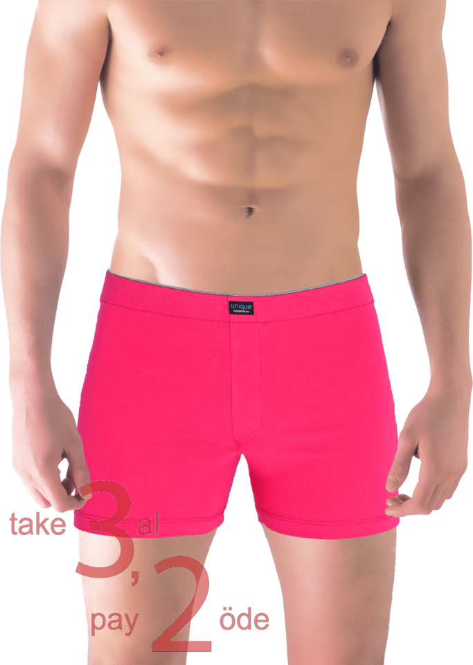 Classic Fuşya Renk Erkek Boxer