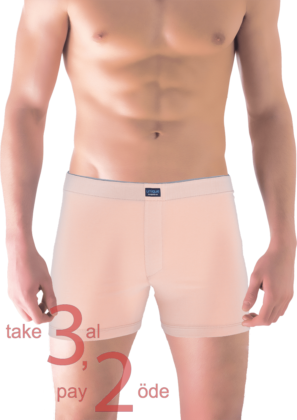 Unique Bosphorus Classic Erkek Boxer Somon