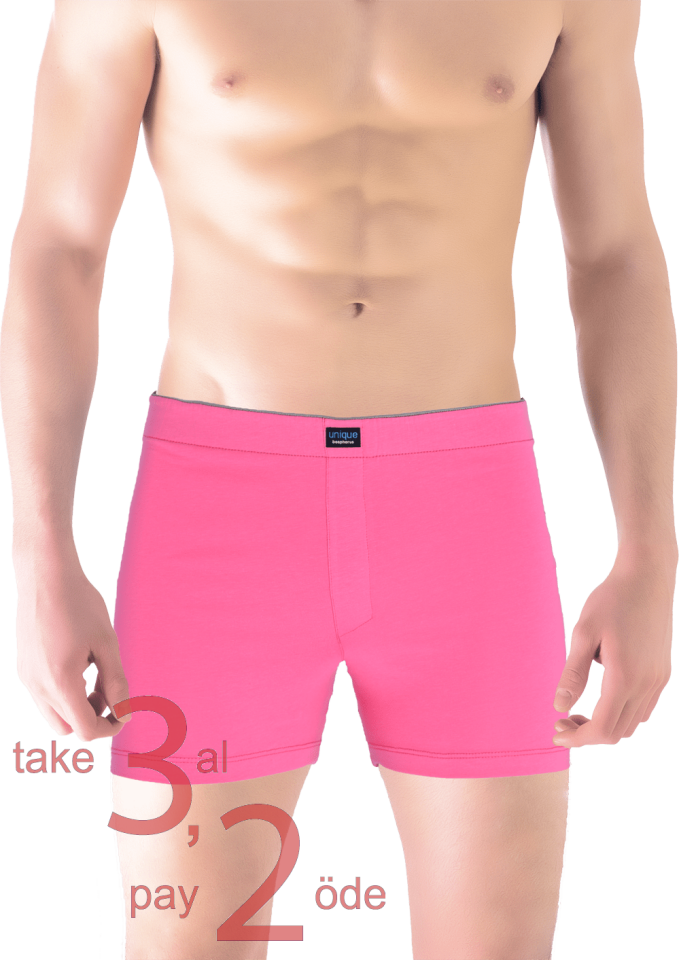 Unique Bosphorus Classic Erkek Boxer Koyu Pembe