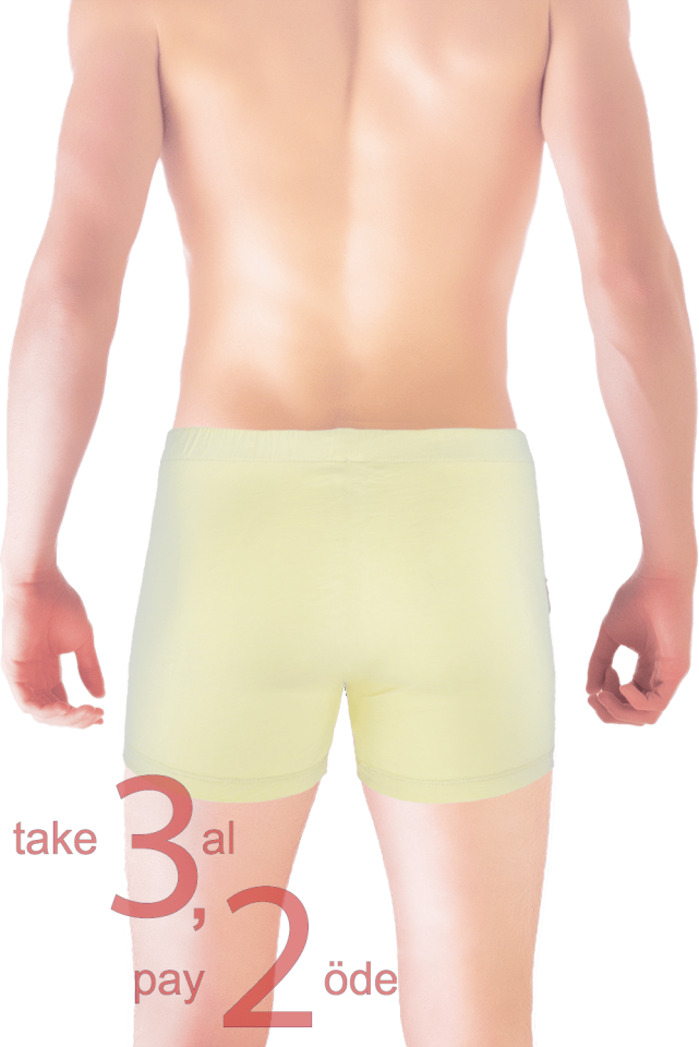 Unique Bosphorus Classic Erkek Boxer Sarı