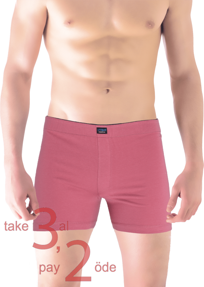 Unique Bosphorus Classic Erkek Boxer Gül Kurusu