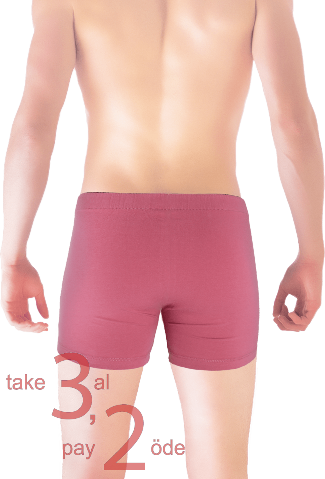 Unique Bosphorus Classic Erkek Boxer Gül Kurusu