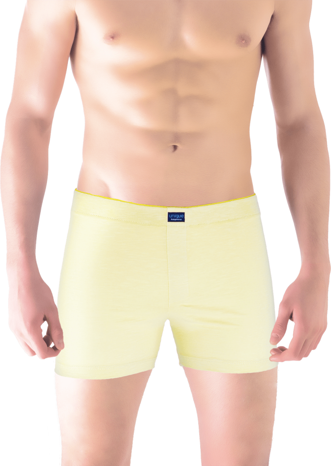 Unique Bosphorus Classic Erkek Boxer Açık Sarı