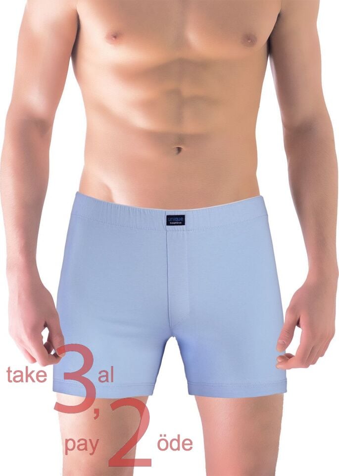 Unique Bosphorus Classic Erkek Boxer Açık Mavi