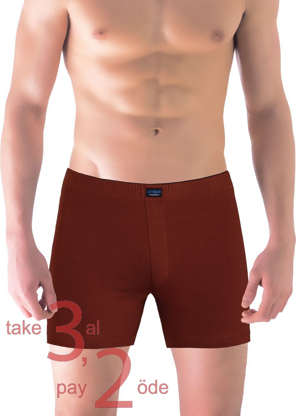 Unique Bosphorus Classic Erkek Boxer Kiremit