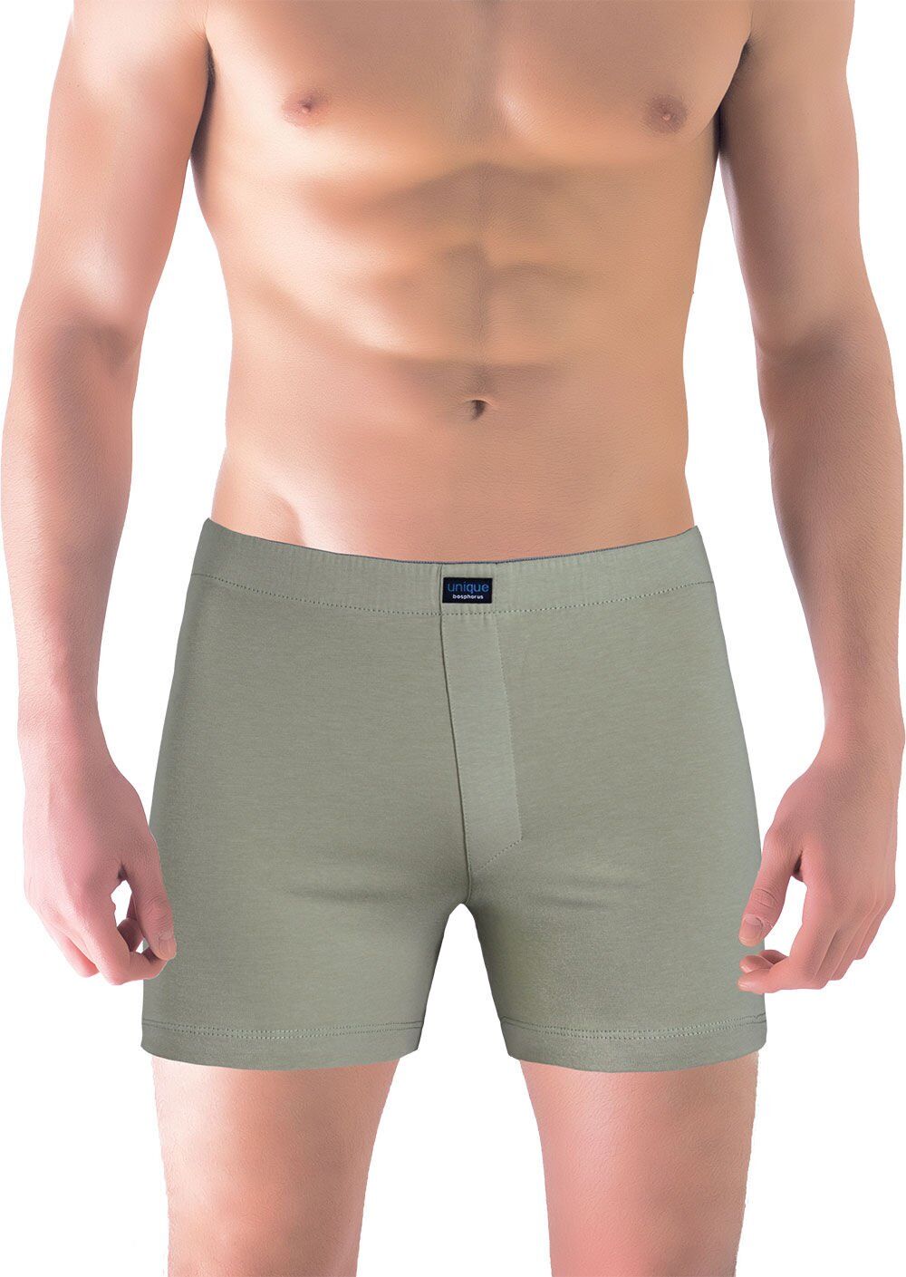 Unique Bosphorus Classic Erkek Boxer Açık Haki