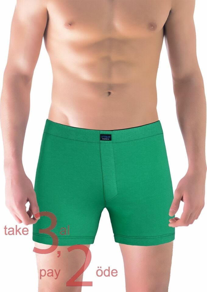 Unique Bosphorus Classic Erkek Boxer Çimen Yeşili