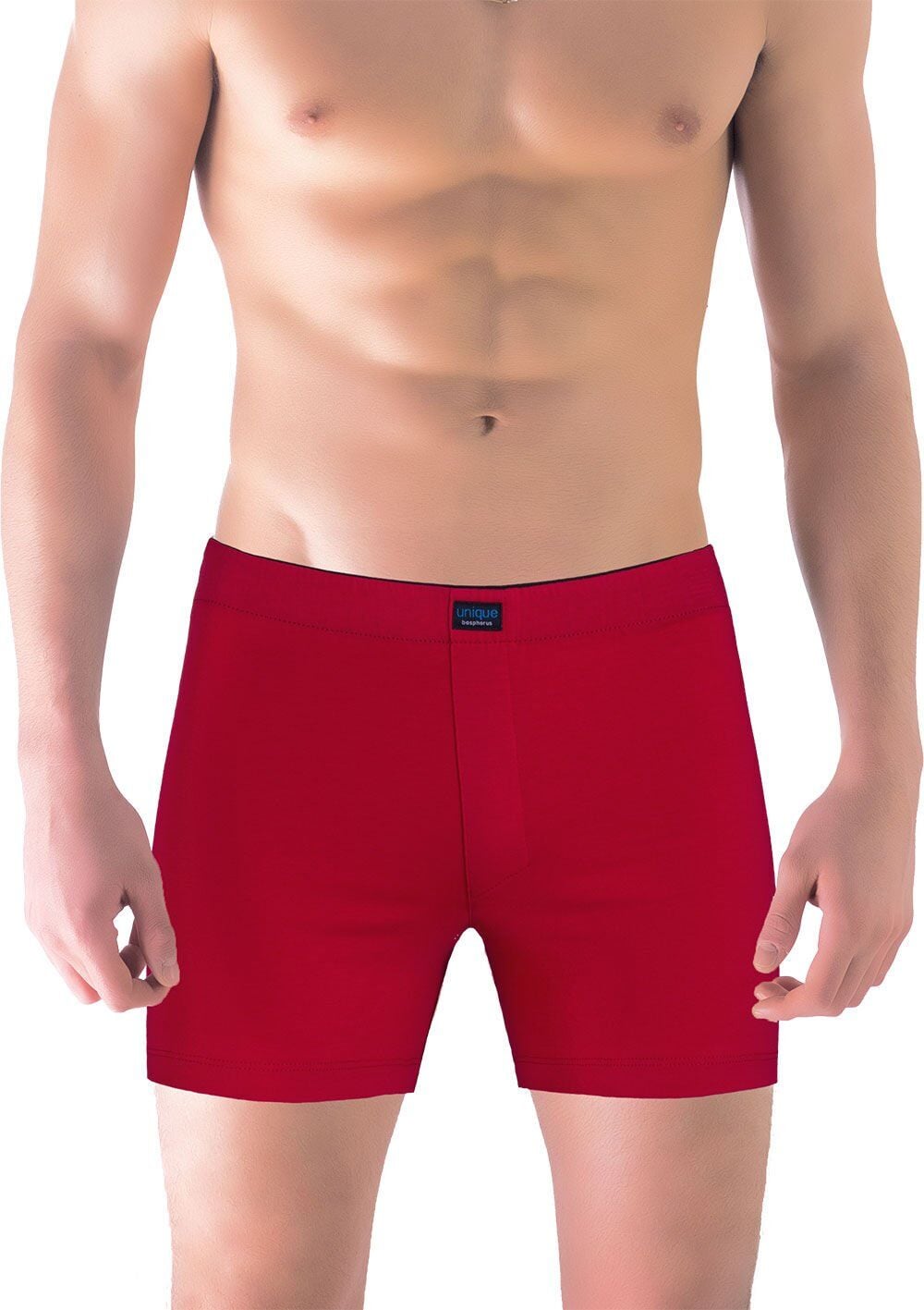 Unique Bosphorus Classic Erkek Boxer Koyu Kırmızı