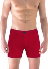Classic Koyu Kırmızı Renk Erkek Boxer