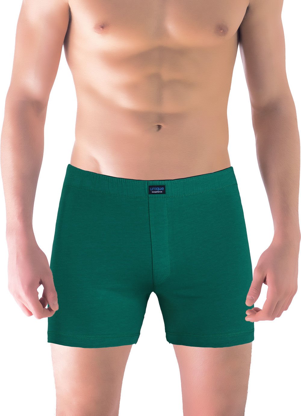 Classic Koyu Yeşil Renk Erkek Boxer