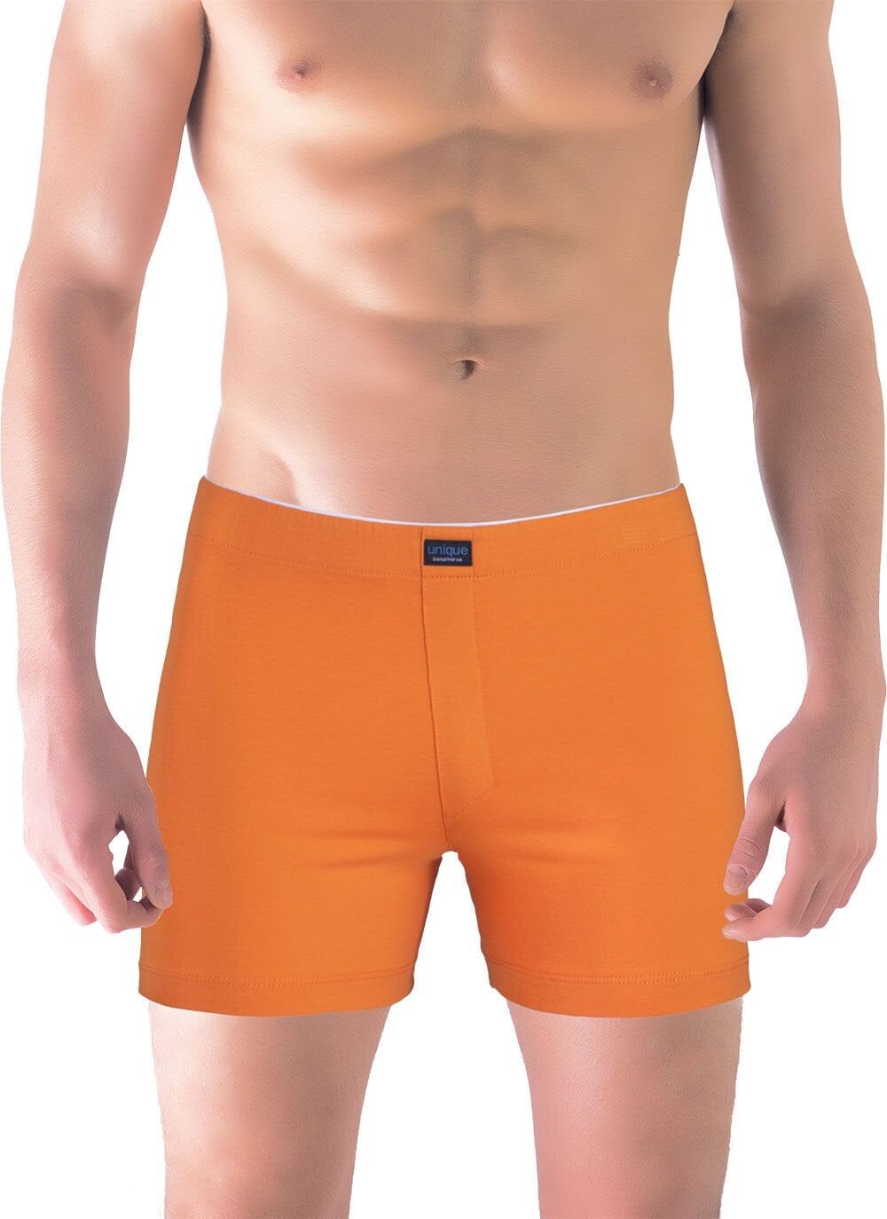 Unique Bosphorus Classic Erkek Boxer Neon Turuncu