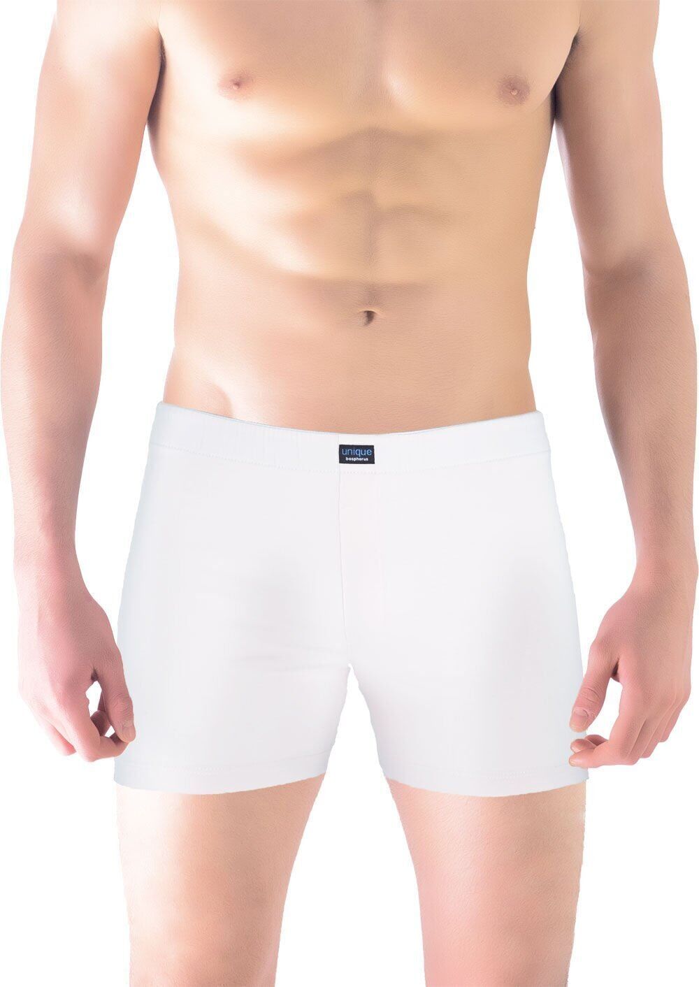 Unique Bosphorus Classic Erkek Boxer Beyaz