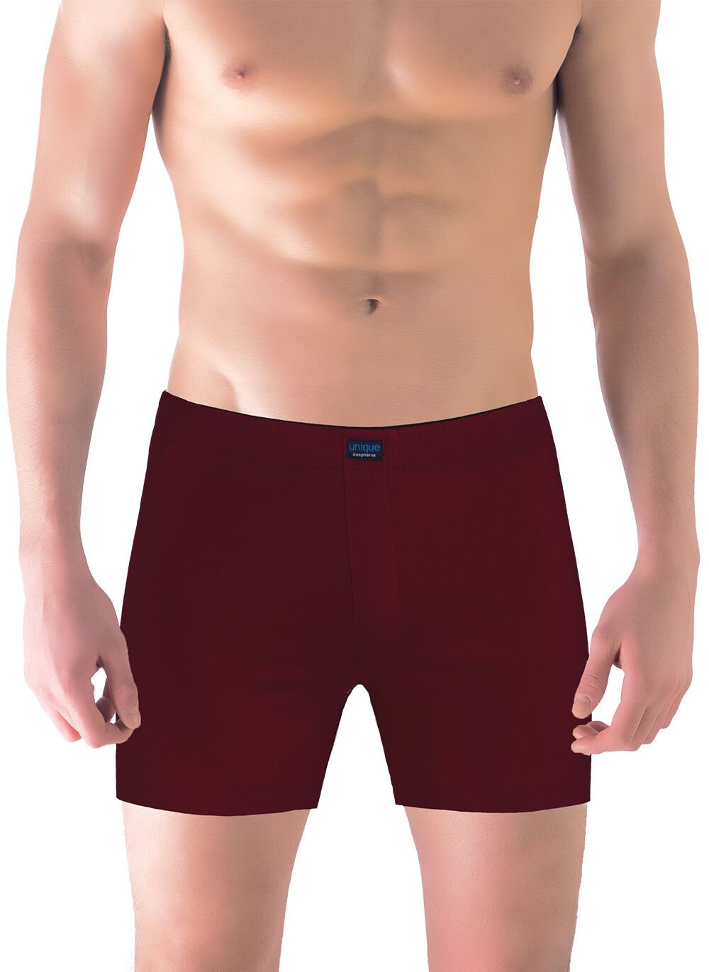 Unique Bosphorus Classic Erkek Boxer Bordo