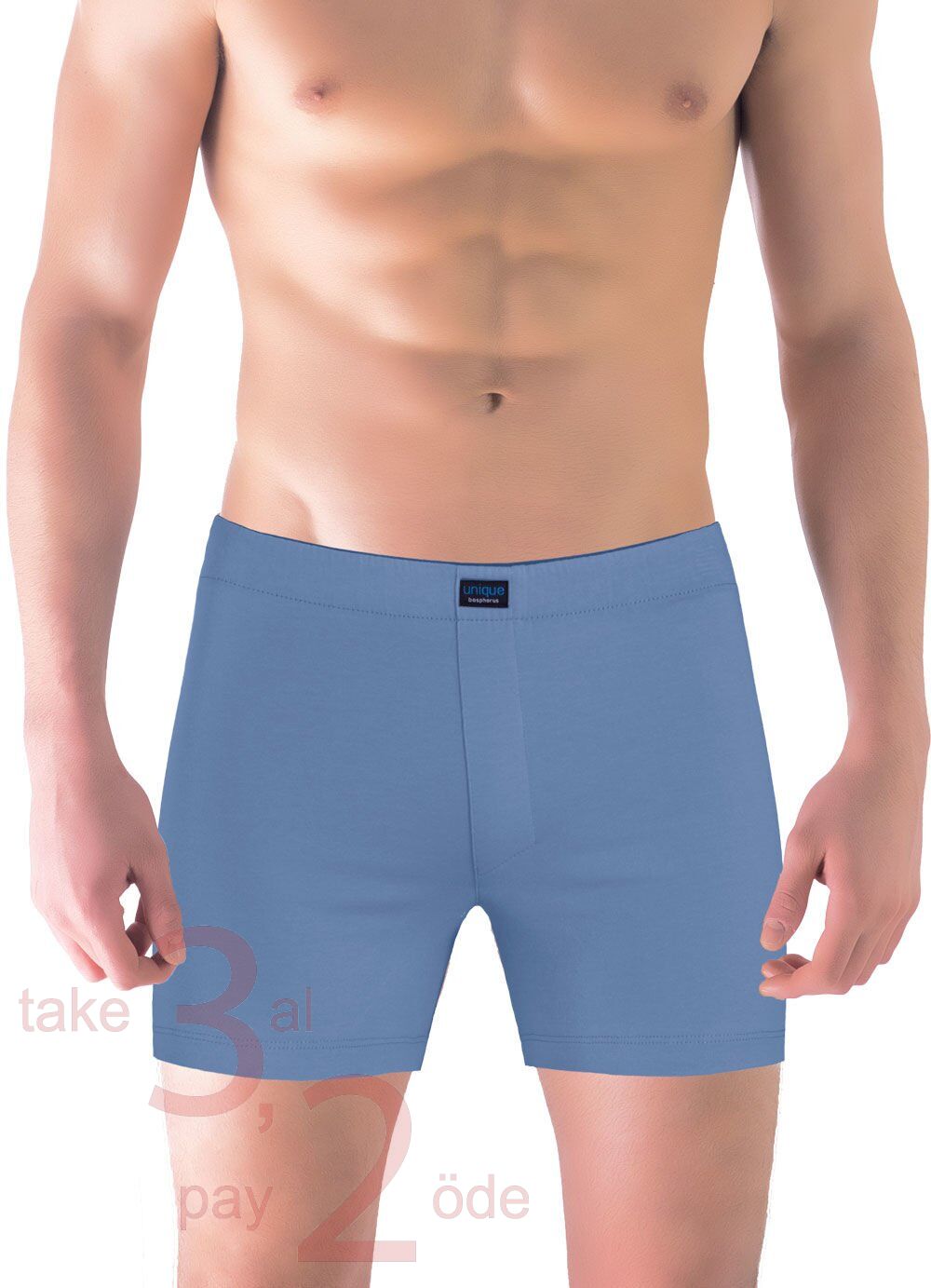 Classic İndigo Erkek Boxer