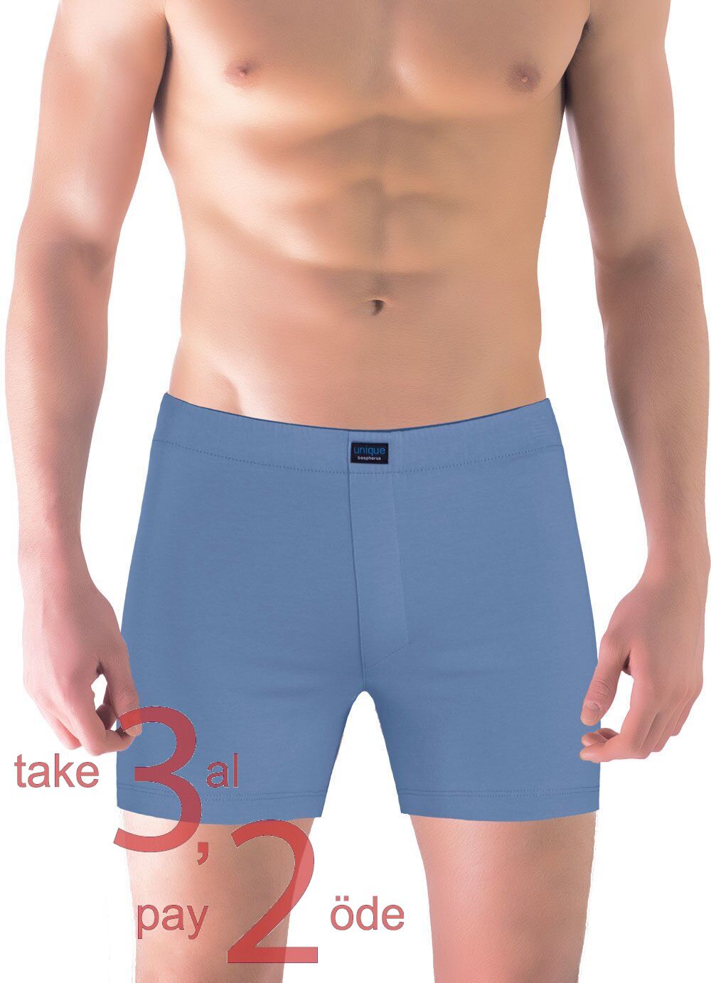 Unique Bosphorus Classic Erkek Boxer İndigo
