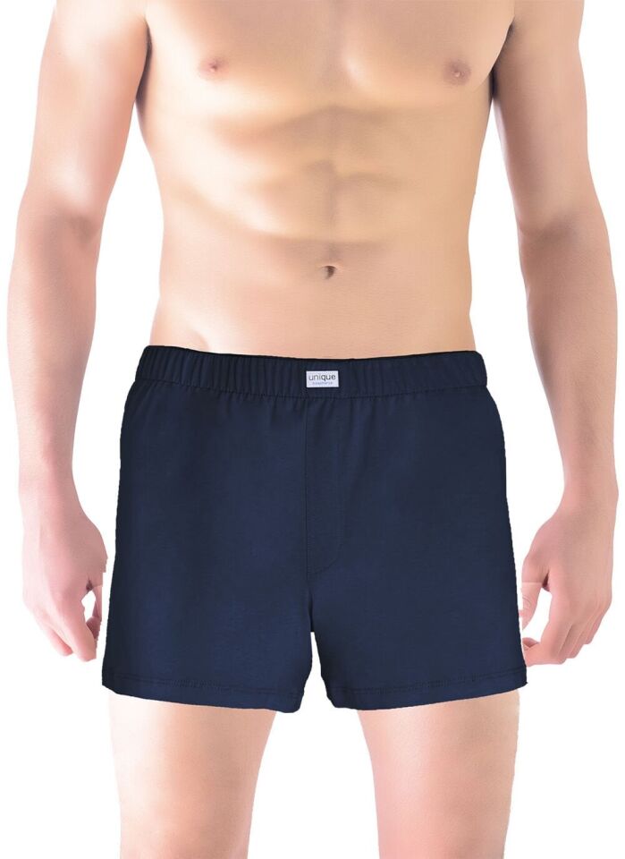 Unique Bosphorus %100 Pamuk Erkek Boxer Lacivert