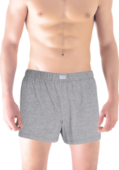 A.Gri %100 Pamuk Erkek Boxer