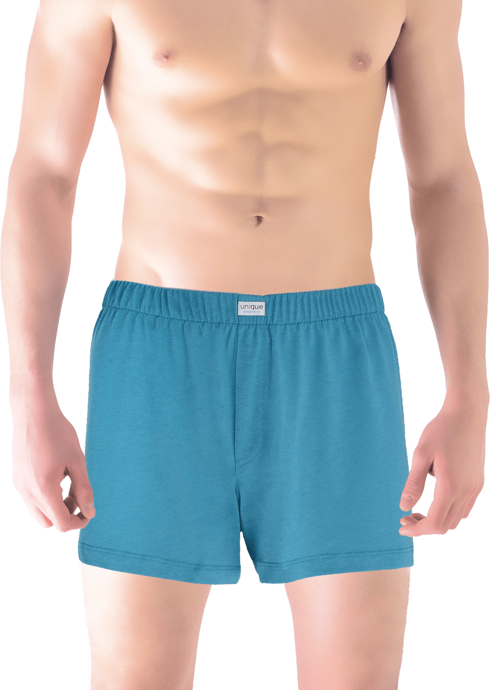 Petrol Yeşili %100 Pamuk Erkek Boxer