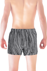 Gri Siyah %100 Pamuk Erkek Boxer