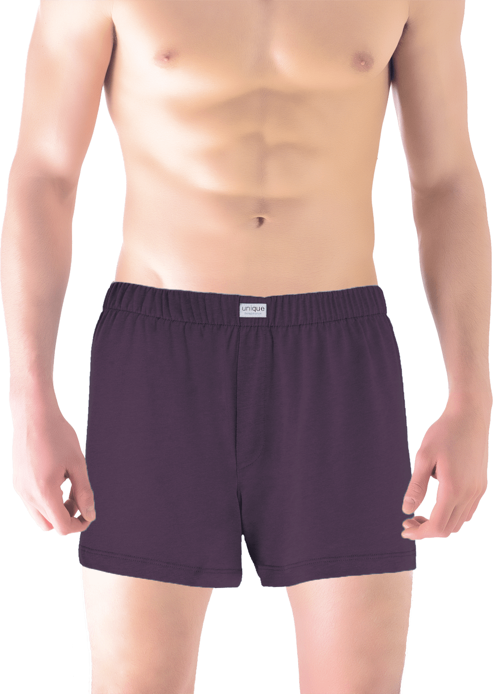 Unique Bosphorus %100 Pamuk Erkek Boxer Mürdüm
