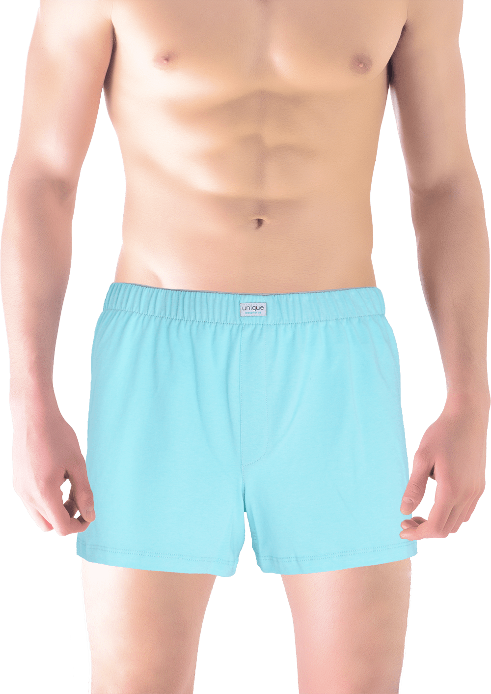 Unique Bosphorus %100 Pamuk Erkek Boxer Mint Rengi