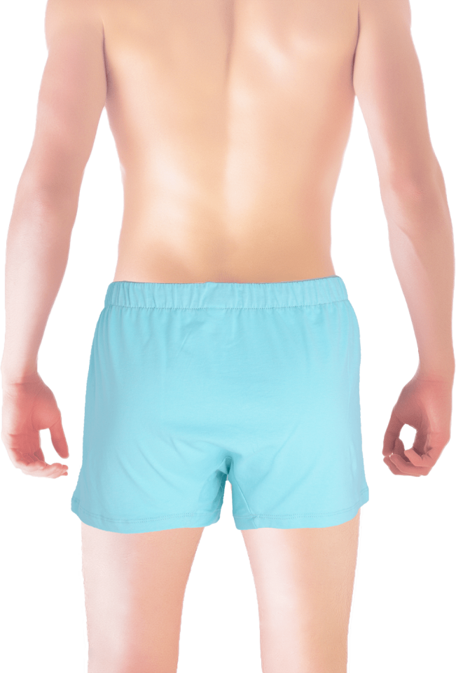 Unique Bosphorus %100 Pamuk Erkek Boxer Mint Rengi