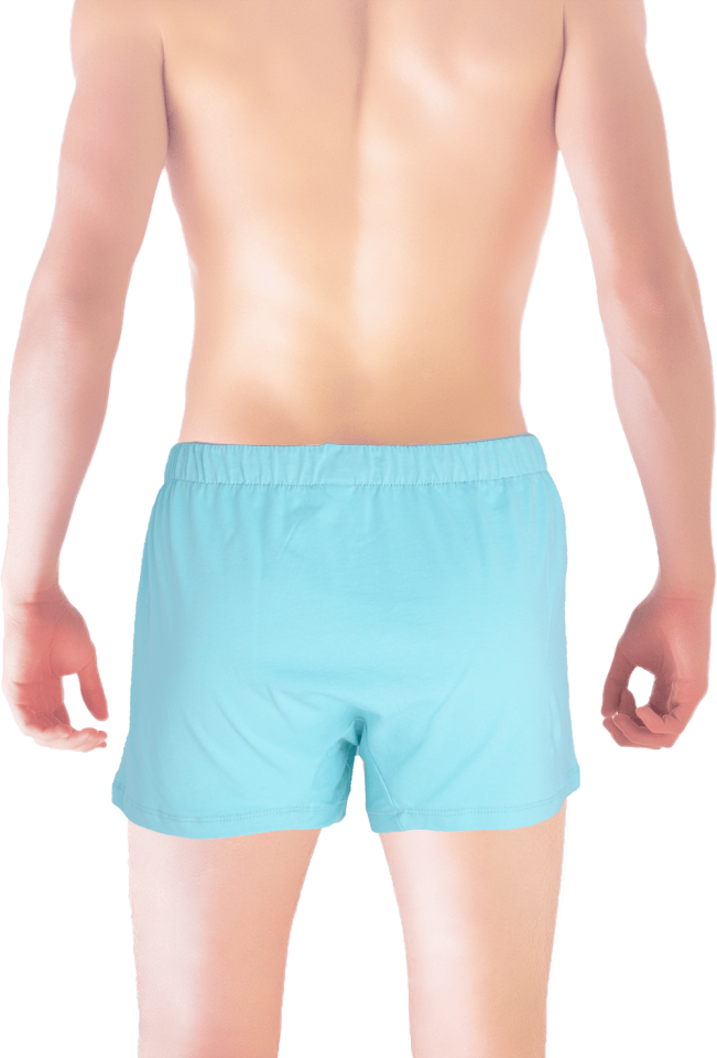 Unique Bosphorus %100 Pamuk Erkek Boxer Mint Rengi