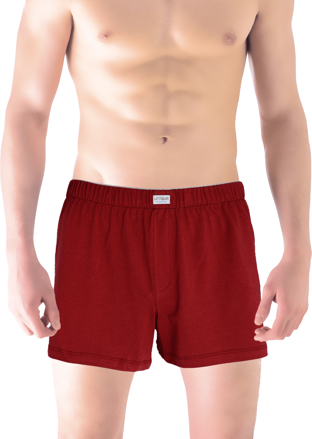 Unique Bosphorus %100 Pamuk Erkek Boxer Bordo