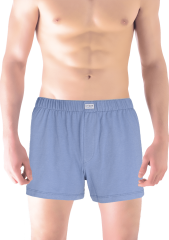 Çelik Mavisi %100 Pamuk Erkek Boxer