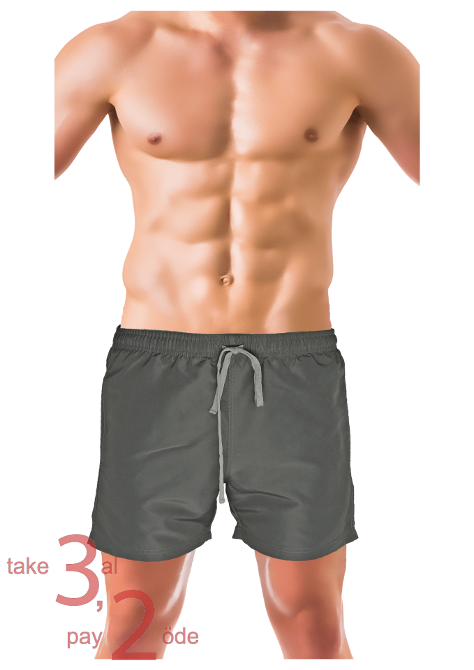 Unique Bosphorus Erkek Mayo Şort Antrasit