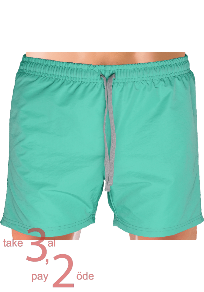 Unique Bosphorus Erkek Mayo Şort Açık Yeşil