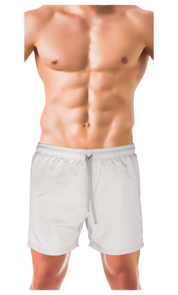 Unique Bosphorus Erkek Mayo Şort Krem Rengi