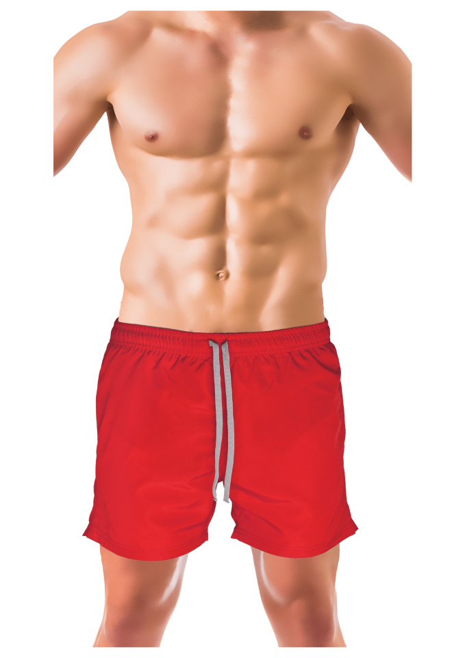 Unique Bosphorus Erkek Mayo Şort Açık Kırmızı