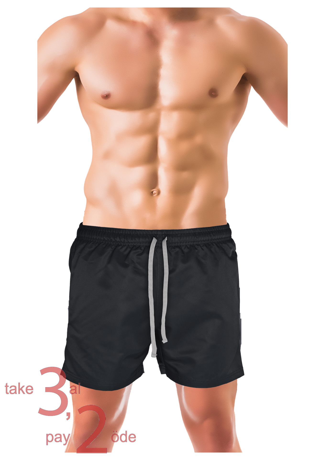 Unique Bosphorus Erkek Mayo Şort Koyu Füme