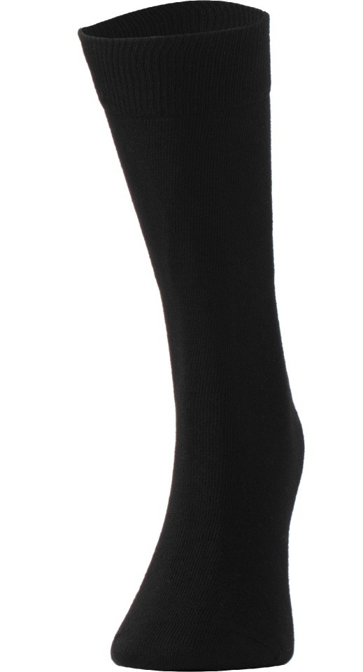 Unique Bosphorus Klasik Erkek Çorap Düz Siyah Renk