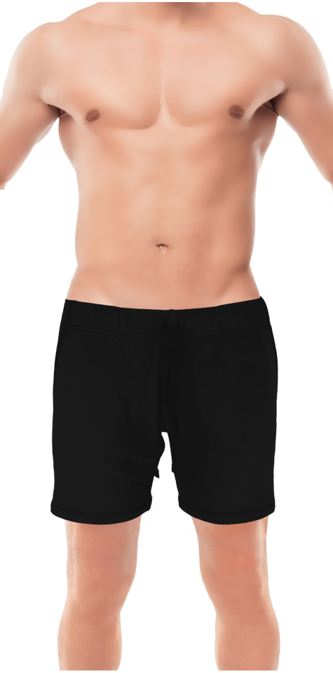 Unique Bosphorus Ribana Erkek Kısa Şort Siyah