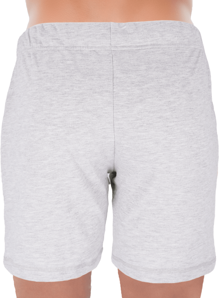 Unique Bosphorus Ribana Erkek Kısa Şort Açık Gri Kırçıllı