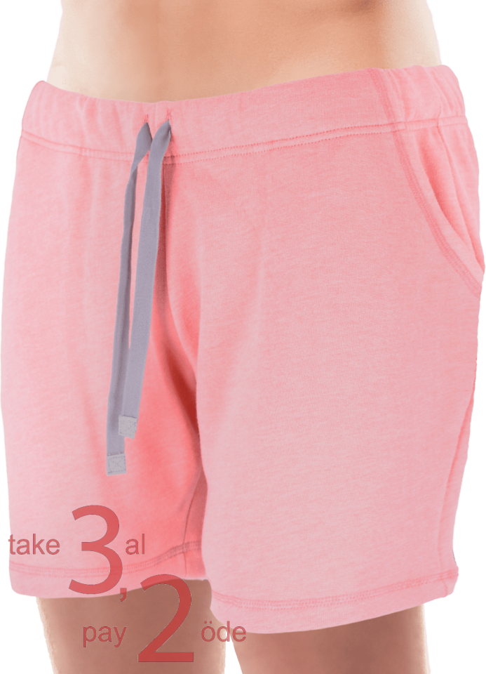 Unique Bosphorus Ribana Erkek Kısa Şort Pembe