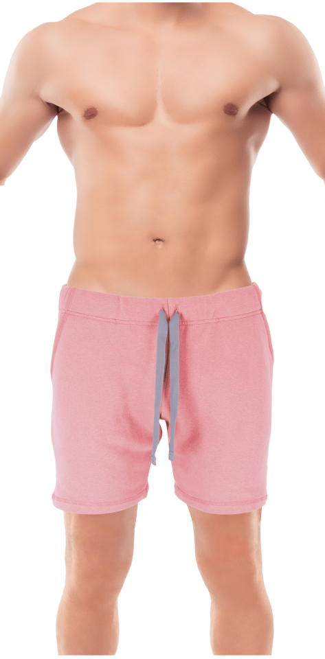 Unique Bosphorus Ribana Erkek Kısa Şort Pembe