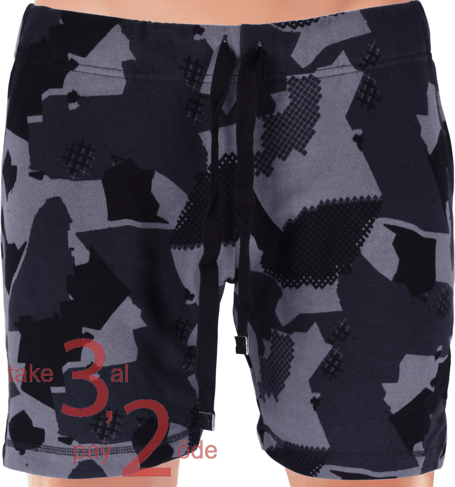 Unique Bosphorus Ribana Erkek Kısa Şort Desenli