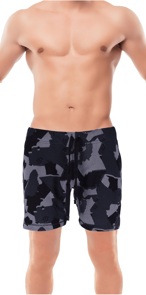 Unique Bosphorus Ribana Erkek Kısa Şort Desenli