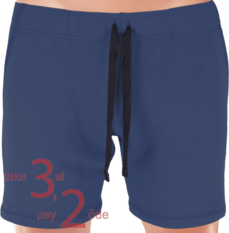 Unique Bosphorus Ribana Erkek Kısa Şort Mavi