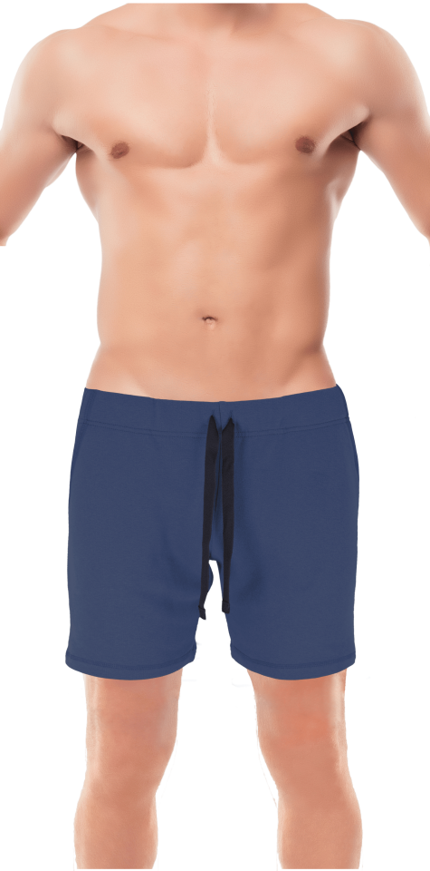 Unique Bosphorus Ribana Erkek Kısa Şort Mavi