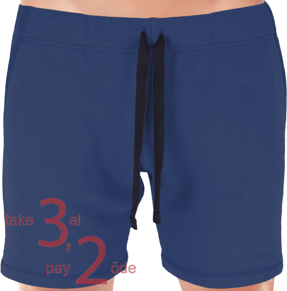 Unique Bosphorus Ribana Erkek Kısa Şort Petrol Mavisi