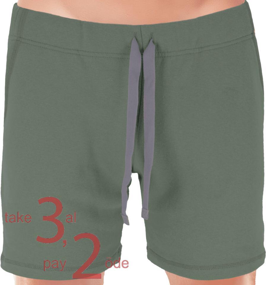 Unique Bosphorus Ribana Erkek Kısa Şort Açık Haki