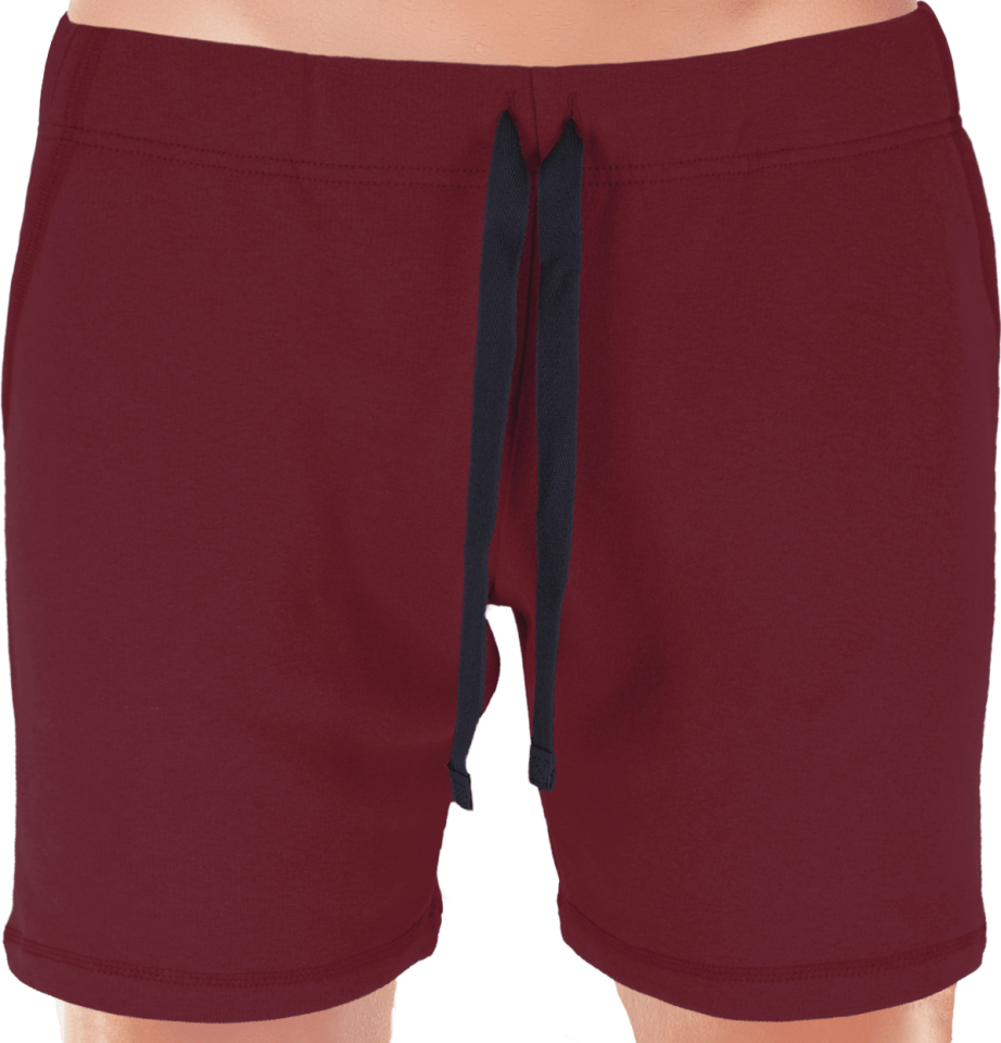 Unique Bosphorus Ribana Erkek Kısa Şort Bordo