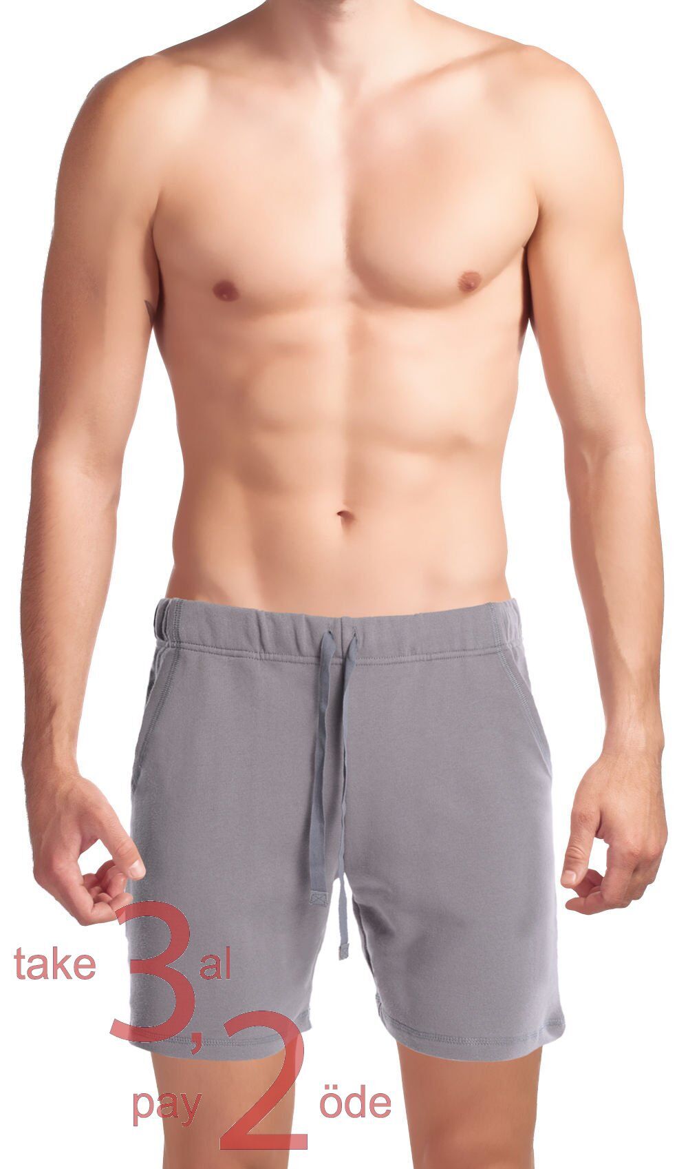 Unique Bosphorus Ribana Erkek Şort Vizon