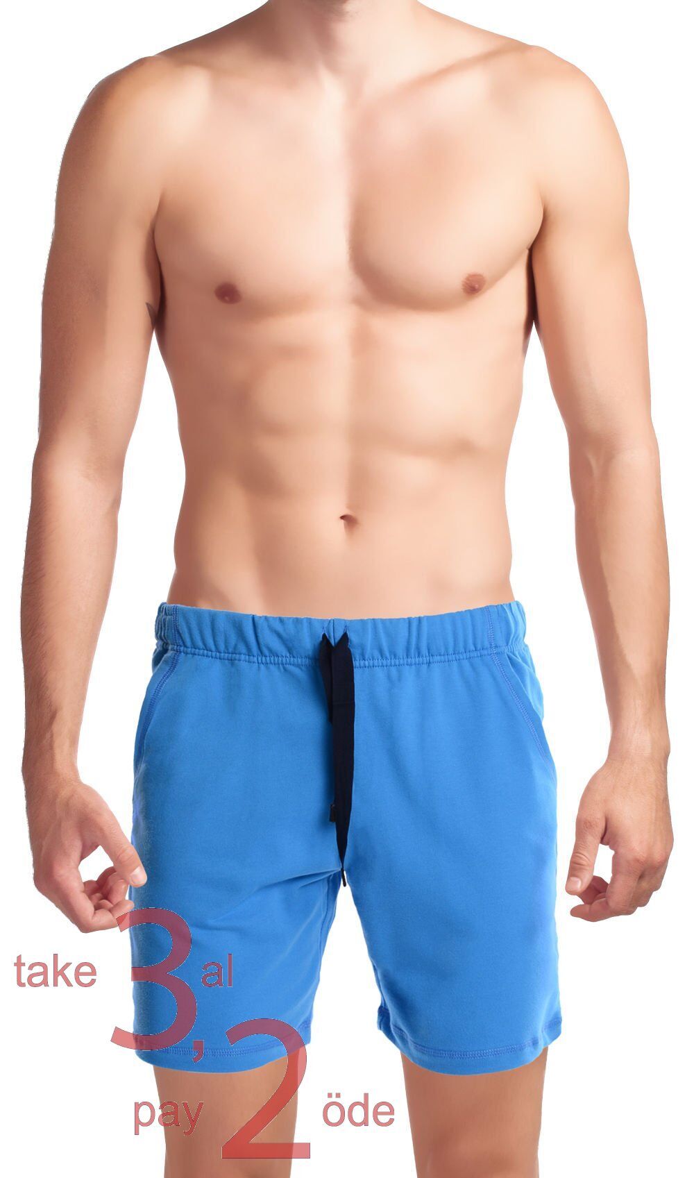 Unique Bosphorus Ribana Erkek Şort Turkuaz