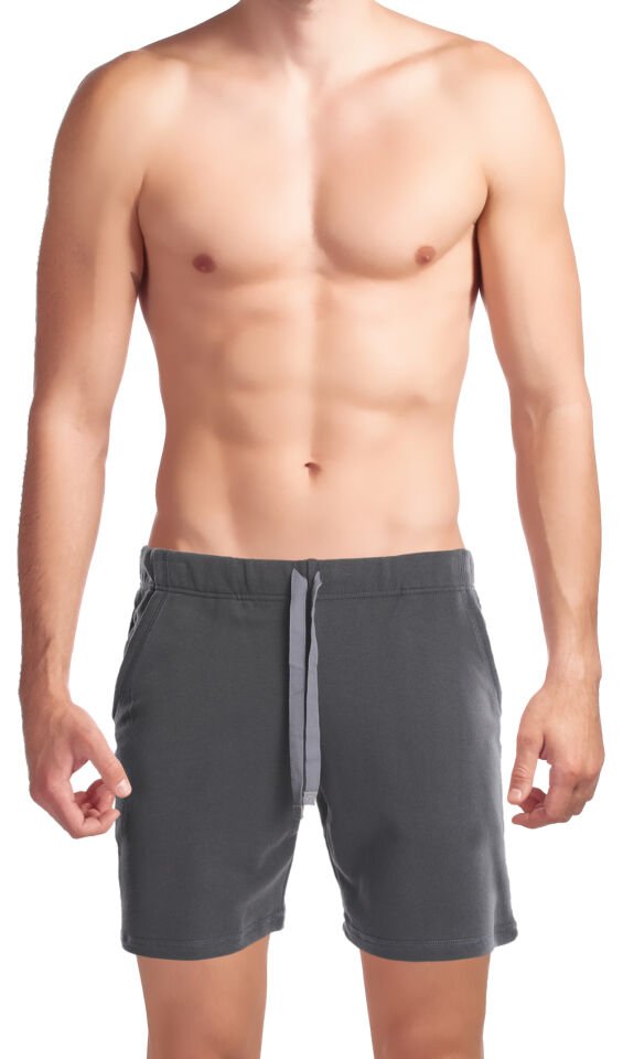 Unique Bosphorus Ribana Erkek Şort Açık Antrasit